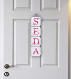 Kişiye Özel Bebek Kapı Süsü Kelebekli