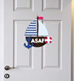 Kişiye Özel Bebek Kapı Süsü (Peluş Ayıcık Hediyeli) – Baby Shower / Hastane Odası