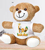 Kişiye Özel Bebek Kapı Süsü (Peluş Ayıcık Hediyeli) – Baby Shower / Hastane Odası