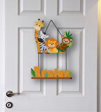 Kişiye Özel Bebek Kapı Süsü (Peluş Ayıcık Hediyeli) – Baby Shower / Hastane Odası