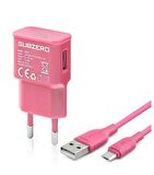 Subzero Micro USB 5 Watt Hızlı Şarj Aleti Pembe
