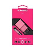 Subzero Micro USB 5 Watt Hızlı Şarj Aleti Pembe