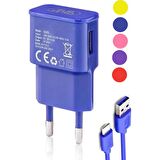 Subzero Micro USB 5 Watt Hızlı Şarj Aleti Mavi