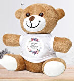 Kişiye Özel Bebek Kapı Süsü (Peluş Ayıcık Hediyeli) – Baby Shower / Hastane Odası