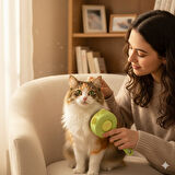 Metal Dişli, Kendini temizleyen, Evcil Hayvan Bakım Fırçası