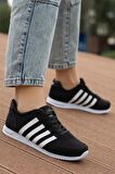Kadın Günlük Rahat Taban Comfort File Bağcıklı Hafif Esnek Yürüyüş Sneaker Spor Ayakkabı