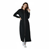 KADIN ÖNÜ FERMUARLI KOLU MANŞETLİ GİZLİ CEPLİ MEVSİMLİK KAP