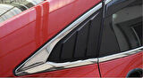 Honda Civic Fc5 2015-2021 Kelebek Cam Vizörü Kaplama Pianoblak 2'li Set