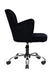 Krom Metal Ayaklı Ofis Çocuk Odası Çalışma Sandalyesi (AYARLANABİLİR) 