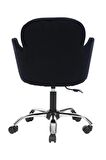Krom Metal Ayaklı Ofis Çocuk Odası Çalışma Sandalyesi (AYARLANABİLİR) 
