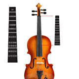 3\4 keman-nota-etiket-kolay öğrenme-sticker-klavye-çıkartma-violin-keman aksesuar