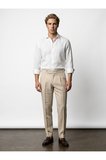 Premium Keten Old Money Pantolon - Sade ve Şık