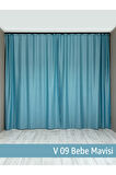 Donatti Bebe Mavisi Star Blackout Pilesiz Tek Kanat Fon Perde