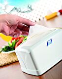 Titiz TP-255 Masaüstü Dispenser Peçetelik / Peçete Kutusu / Beyaz - Yatay - 1 Adet