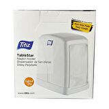 Titiz TP-255 TableStar Masaüstü Dispenser Peçetelik / Peçete Kutusu / Beyaz - Dikey - 1 Adet