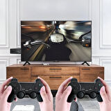 4K HDMI uyumlu 2 Kollu Oyun Konsolu Tak Çalıştır A++ Üst Seviye Nostaljik Atari Hafıza Kartlı Atari