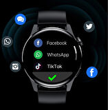 Gt3 Mini 38 Mm Smart Watch Akıllı Saat-beyaz Yuvarlak Kadın Saati Nfc Özellikli Ios-android
