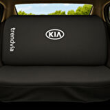 KIA Logolu Siyah Penye Koltuk Kılıfı Takımı – Ön ve Arka Koltuk Koruyucu