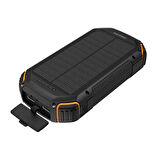 Philips 10.000 mAh Powerbank Solar 2x USB - TypeC - Micro USB Giriş Çıkış