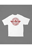 Rock & Roll Will Never Die Baskılı Unisex Tişört, Oversize AC DC 1973 Müzik Grubu Tişört