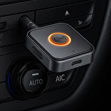 MYBLACK Kablosuz Bluetooth 5.3 Jack Aux Araç Ses Aktarım Kiti Adaptörü Bluetooth Dönüştürücü