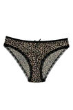 kit iç giyim Yıldız 3793 4'lü Leopar Desenli Pamuklu ve Likralı Kadın Bikini Külot