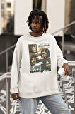 The Beatles Get Back Baskılı Unisex Oversize Müzik Grubu Sweatshirt