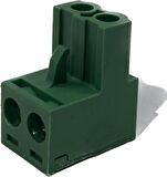 Dişi Soketli Klemens Yeşil 5,08 mm 2 Pim