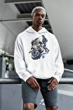 Muhaammed Alii Clay Baskılı Unisex Oversize Efsane Boksör Hoodie