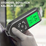 Hw-300Pro Oto Boya Kalınlık Ölçer Fe Nfe 2000Μm + 2 Fonksiyonlu Bardak Tutucu Hediyeli