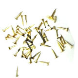 Klips, Menteşe, Ayağı Çivisi 7Mm Çelik - Sarı 100Gr