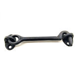 Antika Tarz Dekoratif Pirinç Çengeli - 13Cm, Oksit