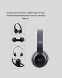 Kablosuz Bluetooth Kulaklık – Tf Kart, Aux, Mikrofonlu, Suya Dayanıklı, 10M Menzil