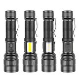 Ps-6153 10000 Lümen Zoomlu Mıknatıslı Tg Cob Led Özellikli Profesyonel El Feneri