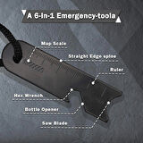 Survive Magnezyum Çubuğu Ateş Başlatıcı Çakmak Taşı