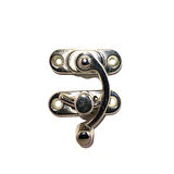 Yay Gözü, Ahşap Kutu Klipsi - Büyük 37X45 Mm, Nikel, 1 Adet