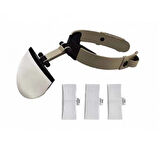 -Şapka Tip Kask Büyüteç, 4 Farklı Büyütme Lensli Büyüteç