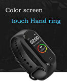 M4 Akıllı Saat Bileklik Kalp Hızı Kan Basıncı Nabız Pedometre Watch