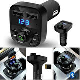 Carx8 Bluetooth Araç Kiti Fm Transmitter