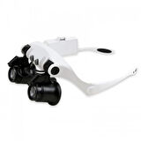 - Kuyumcu,Saat Onarım Için 10X-15X-20X25X Mercekli Gözlük Büyüteç9892G-3A