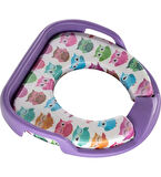 Softy Kids Çocuk-Bebek Yanlardan Tutmalı Yumuşak Süngerli Klozet Kapağı Adaptörü