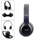 P47 Bluetooth Wireless Kulaklık Fm Radyo Extra Bass Fm Radyo Extra Bass