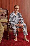 Kly Boy Çizgili Poplin Kumaş Pijama Takımı