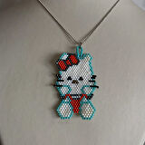 El Yapımı Miyuki Hello Kitty Kadın Kolye