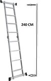 beykon tek kırma 2x4 basamak katlanır merdiven