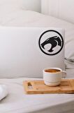 Microsoft 16-16.9 inç Black Panter Logo notebook sticker modeli 18x12cm