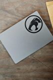 Microsoft 16-16.9 inç Black Panter Logo notebook sticker modeli 18x12cm