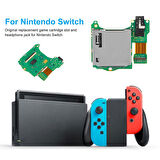 Nintendo Switch Oyun Kart Slotu Kart Yuvası ve Kulaklık Jak Girişi