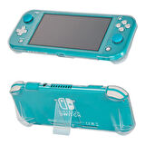 Nintendo Switch LITE İçin Sert Plastik Şeffaf Cihaz Koruyucu Kapak