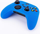 Xbox Series S/X Silikon Mavi Kol Koruyucu Kılıf 9. Nesil Kol Uyumlu